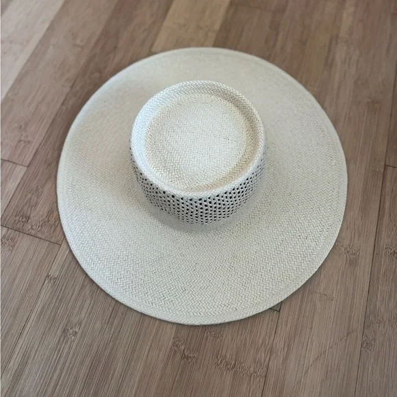 Never-worn, like-new J.Crew wide brim raffia hat, M/L - Picture 1 of 3